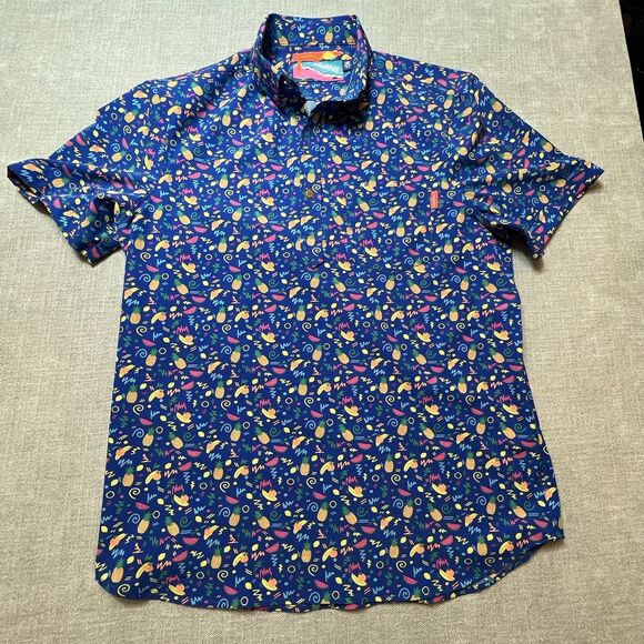 Chubbies Other - Chubbies The Weekend Shirt Large Tropical Fruit All Over Print Retro Inspired